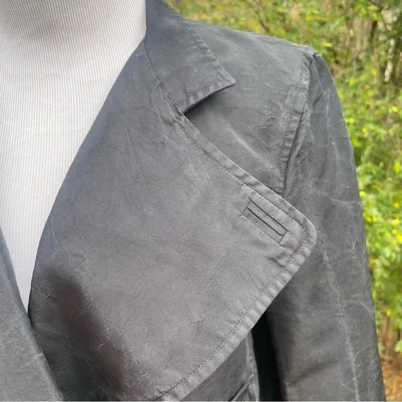 Salvatore Ferragamo black double breasted blouse top size EU 48 - Picture 4 of 15